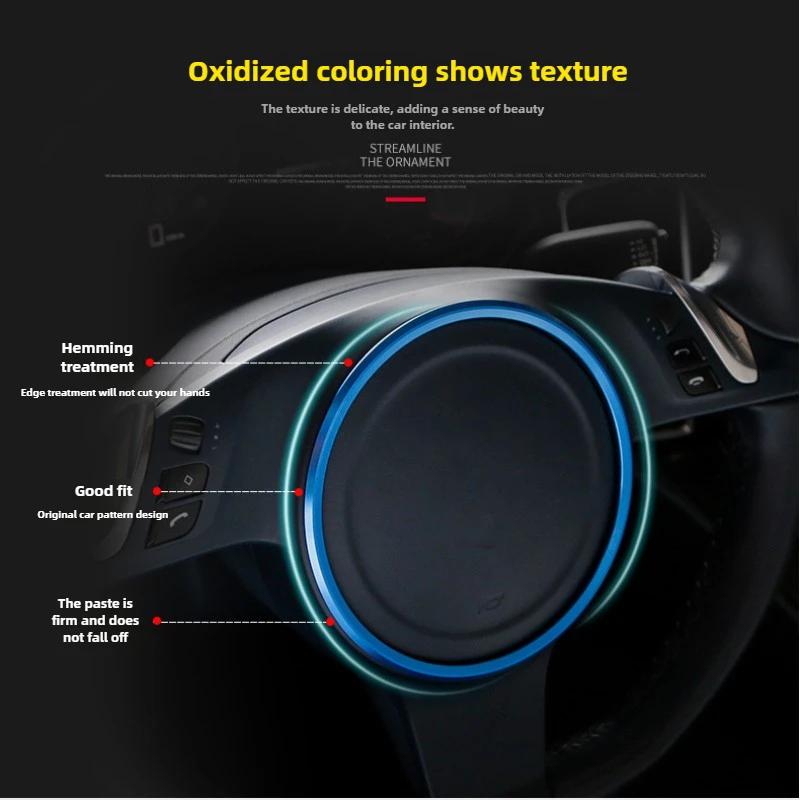 Подходит для Porsche Рулевое колесо Декоративное кольцо Cayenne Macan Внутренняя рамка Декоративные аксессуары, Panamera Модификация