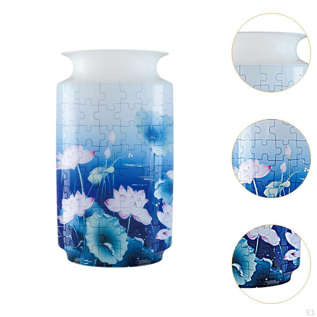 Ваза-головоломка с 3D-цветочной композицией для декора стола