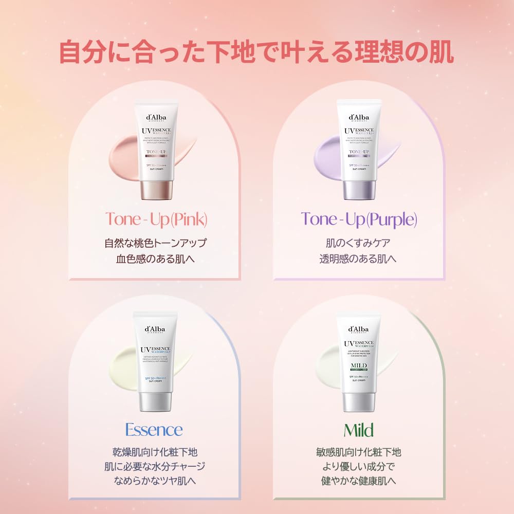 Tone Up Sun Cream 50ml UV Makeup Base Transparent UV Protection UV Sunscreen for Face and Whole Body Sensitive Skin Dry Skin Hypoallergenic Vegan