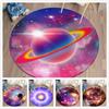 Круглый ковер Galaxy Space, ковер для детской комнаты, игровой коврик, мягкий детский игровой коврик для спальни, уютный домашний ковер