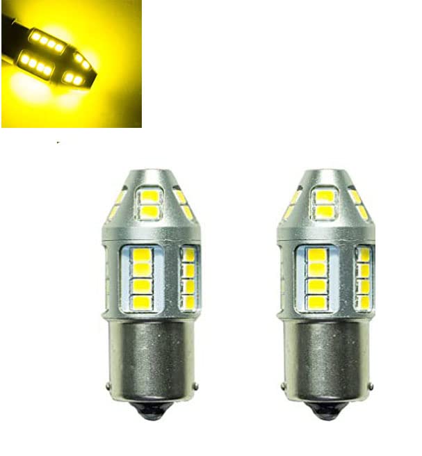 PA 1156 BA15S 30 светодиодов SMD (Золотой, Золотисто-желтый), Набор из 2