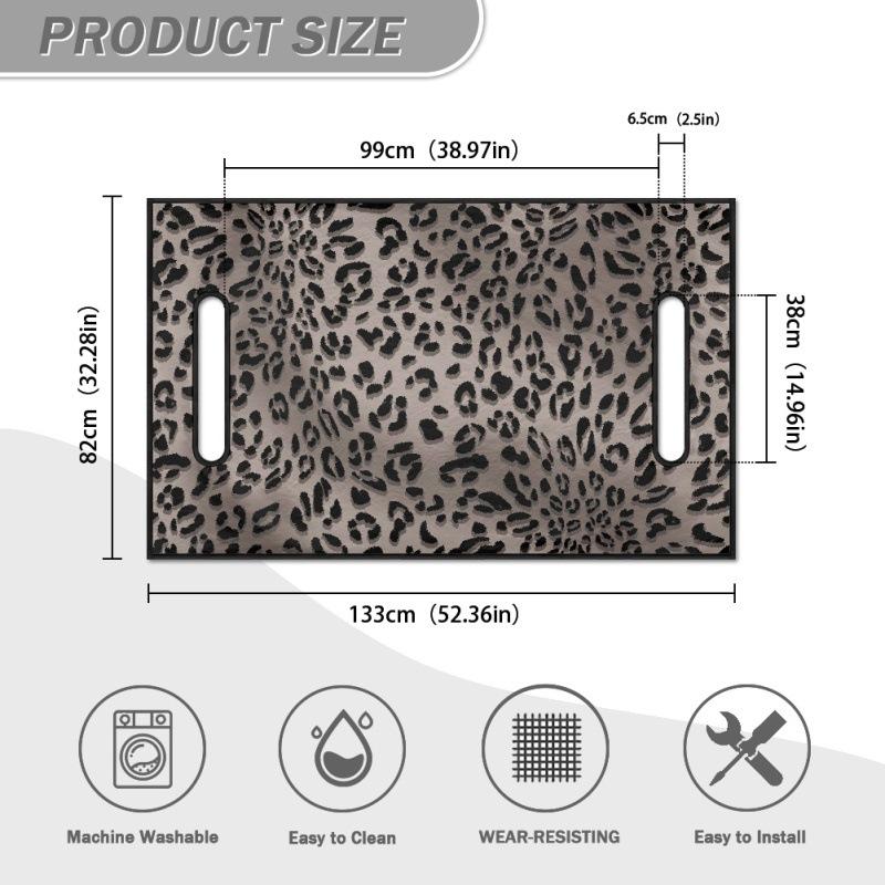 Printed Golf Cart Towel Cart Seat Cushion Towel Leopard Print Sightseeing Car Seat Cover