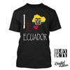 Крутая новинка унисекс-футболка I Love Ecuador