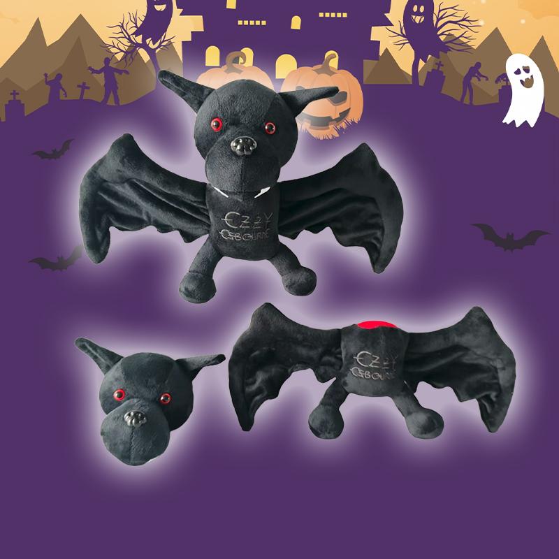 Ozzy Osbourne Bat Plush Toys Halloween Bat Stuffed Dolls Simulated Bat Home Party Decor Gifts