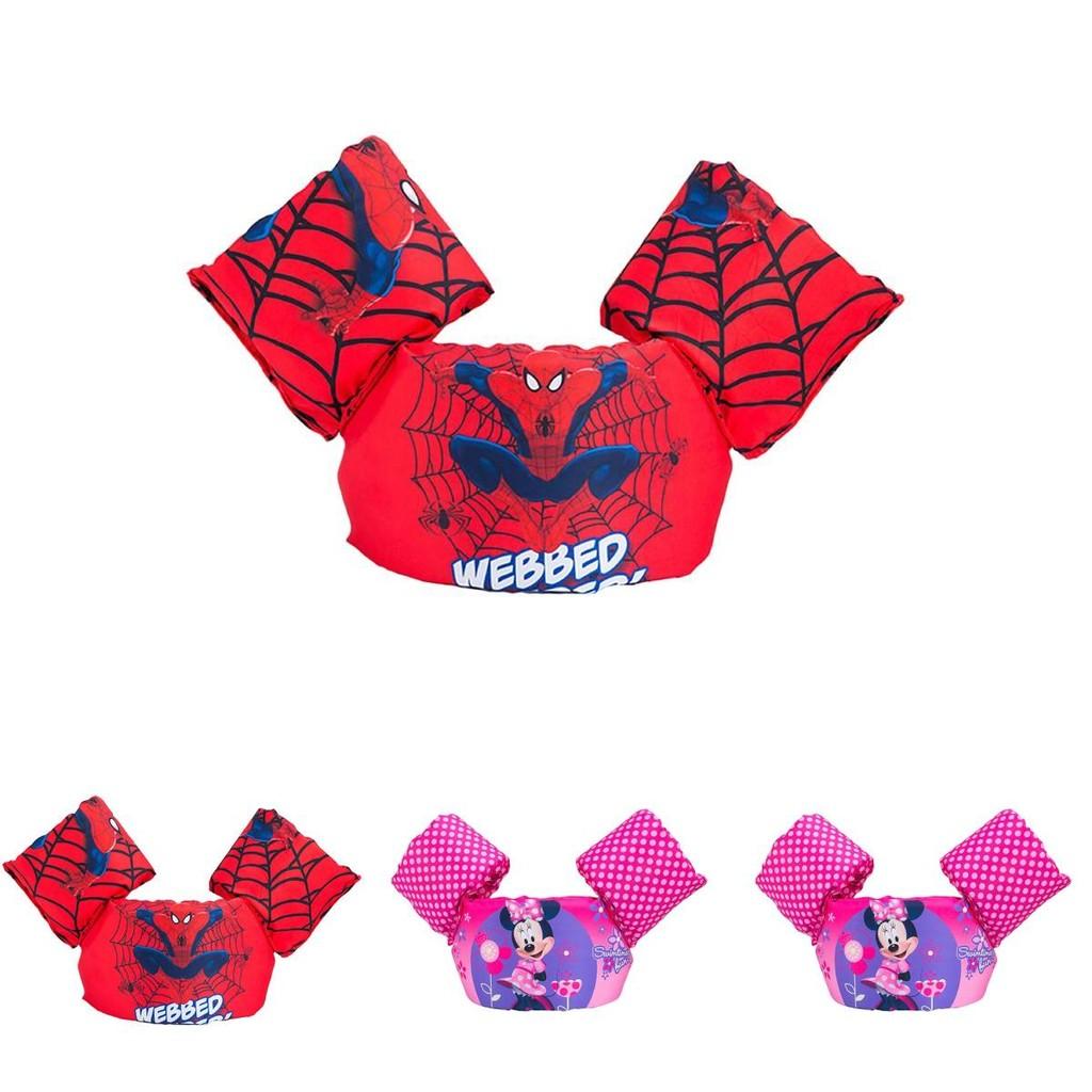 Детский спасательный жилет, нарукавники для плавания для малышей, плавучий жилет, средство плавучести, детские надувные круги, безопасный и надежный материал, регулируемый размер груди, мультяшный дизайн