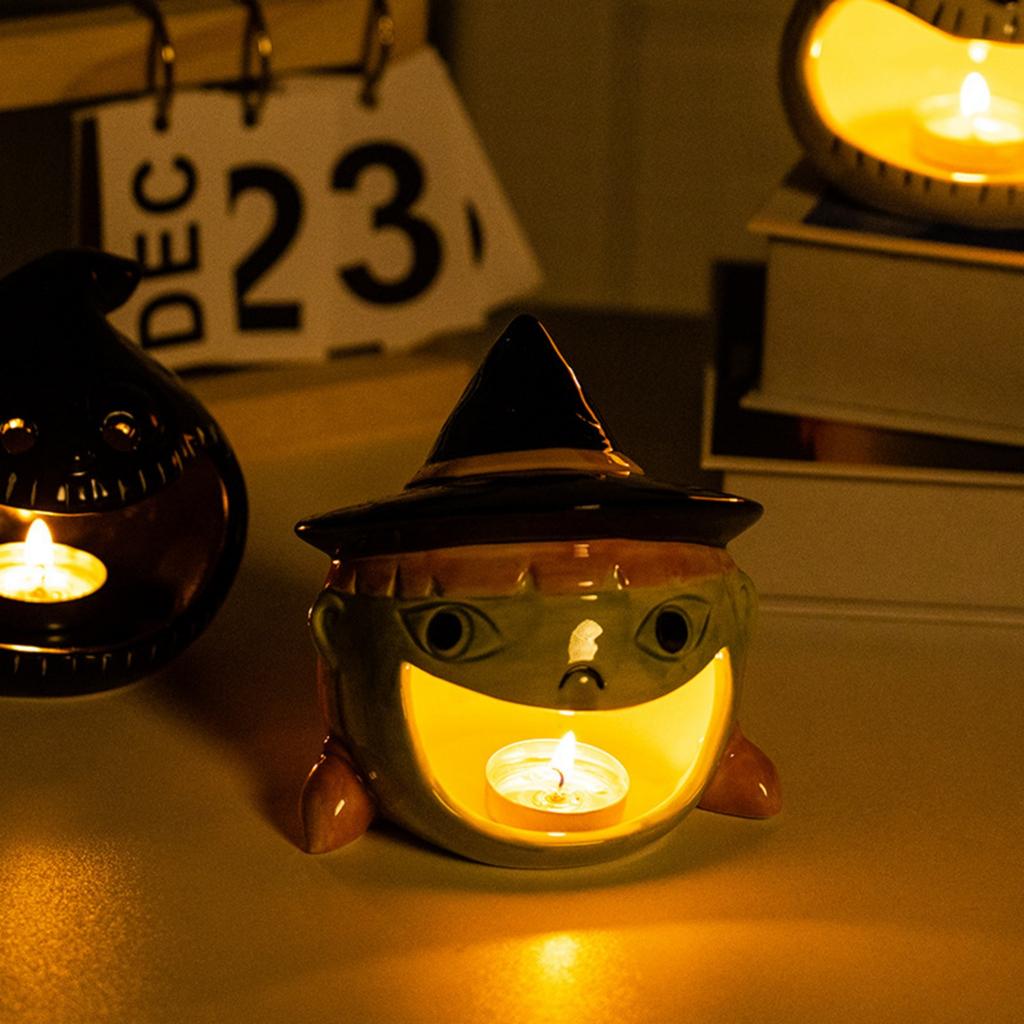 Halloween Table Decor Jack O Lanterns Votive Tealight Candle Holders Halloween Decorations Indoor Table Centerpieces