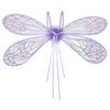 LED Light Up Dragonfly Wings for Fairy Costume, Halloween Masquerade Party Dress Up Props with Adjustable Strap, Battery Operated