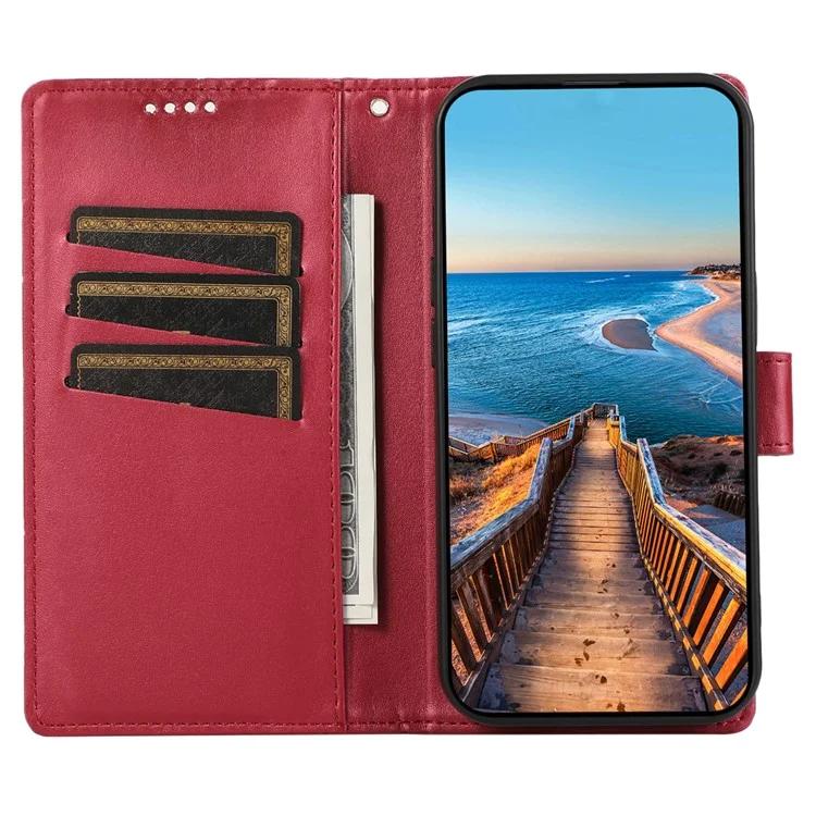 DF-06 Для Xiaomi Redmi Note 13 Pro 4G/Poco M6 Pro 4G Чехол Кожаный чехол с принтом для телефона