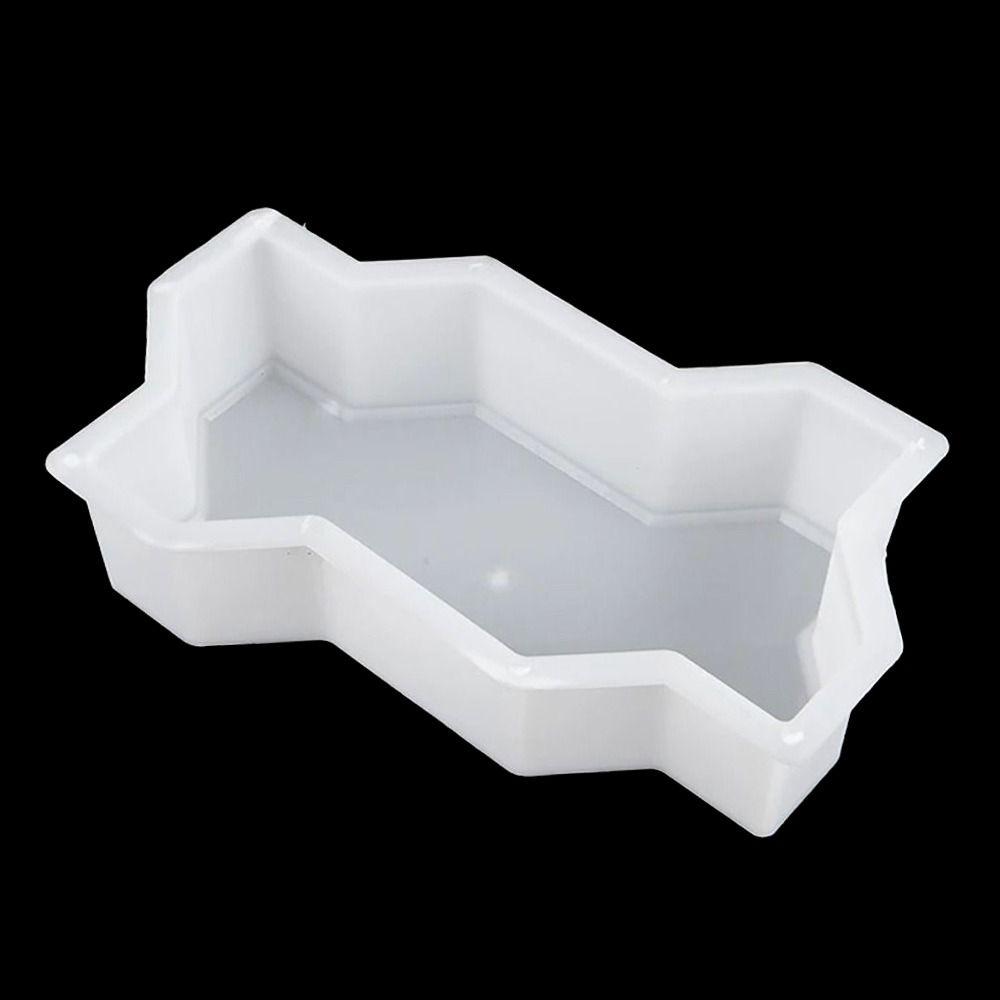 1Pcs Plastic Stepping Stone Paver Waves Shaped Walkway Brick Mold  For Lawn Patio Yard Garden