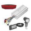 35A Motor Controller Kit with LCD S866 Panel Thumb Throttle Lights SM Connector Electric Bike Conversion Kit for 36V