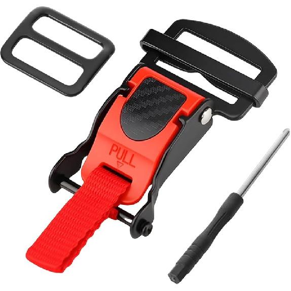 Комплект быстроразъемной пряжки для шлема Адаптер ремешка для подбородка с храповиком из нержавеющей стали для мотоциклетных шлемов Легкая установка