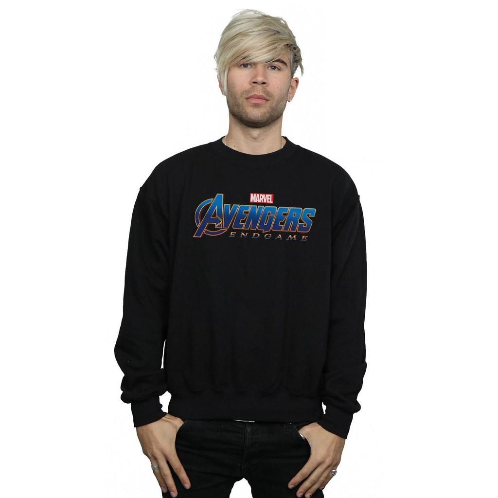 Marvel Mens Avengers Endgame Logo Sweatshirt
