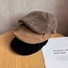 Color Simple Solid Suede Women Casual Beret For Autumn And Winter Use Daily