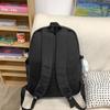 Student School Bag Girls Large Capacity Lightweight Nylon Backpack Multifunctional Solid Color Backpack