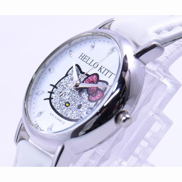 Citizen Женщины 0009N001 ( Смотреть Q&Q Hello Kitty Смотреть) Круглые часы из белой латуни, аналоговые