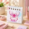 Butterfly Pattern Flip Calendar Portable Desktop Planner 2027 Desk Calendar  Daily Planning