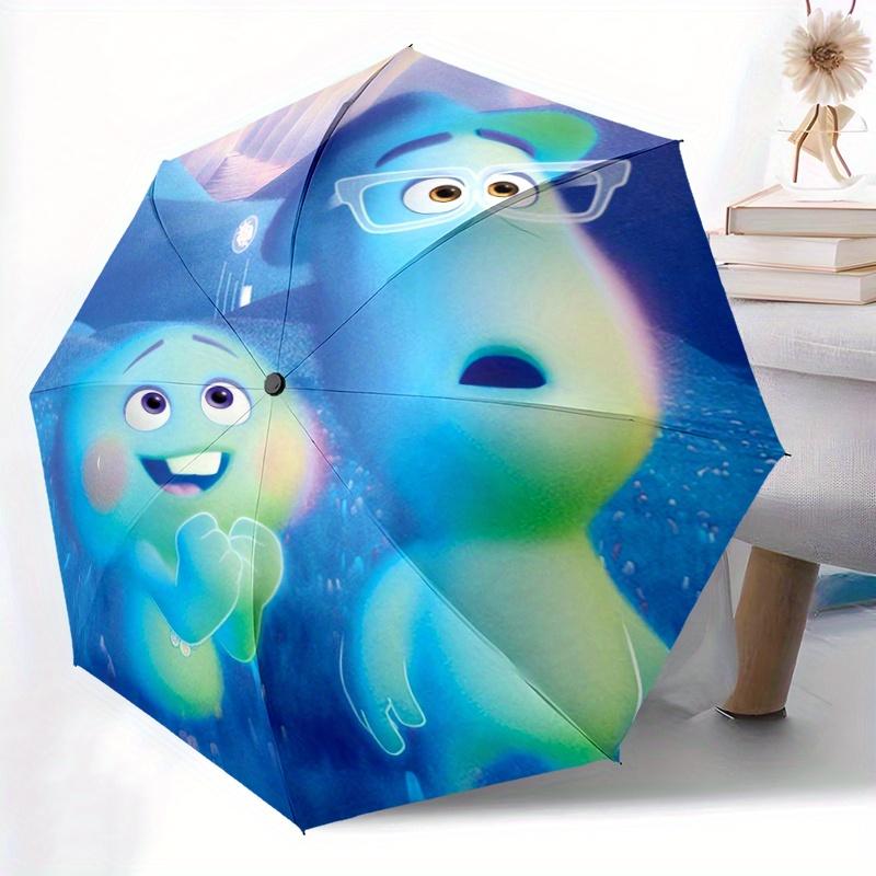 Soul Durable Cartoon Folding Umbrella, Portable 3-Fold Compact Umbrella for Men and Women, Suitable for Travel or Daily Use.P072