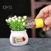 Car Ornament Artificial Flower Realistic Looking Vibrant Color Automotive Dashboard Mini Artificial Potted Plant Decoration