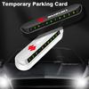 1 шт. Новая временная парковочная карточка для автомобиля, табличка, значок, стайлинг автомобиля для Suzuki Swift SX4 Samurai Sport Jimny Grand Vitara Alto GW250 Splash Swace