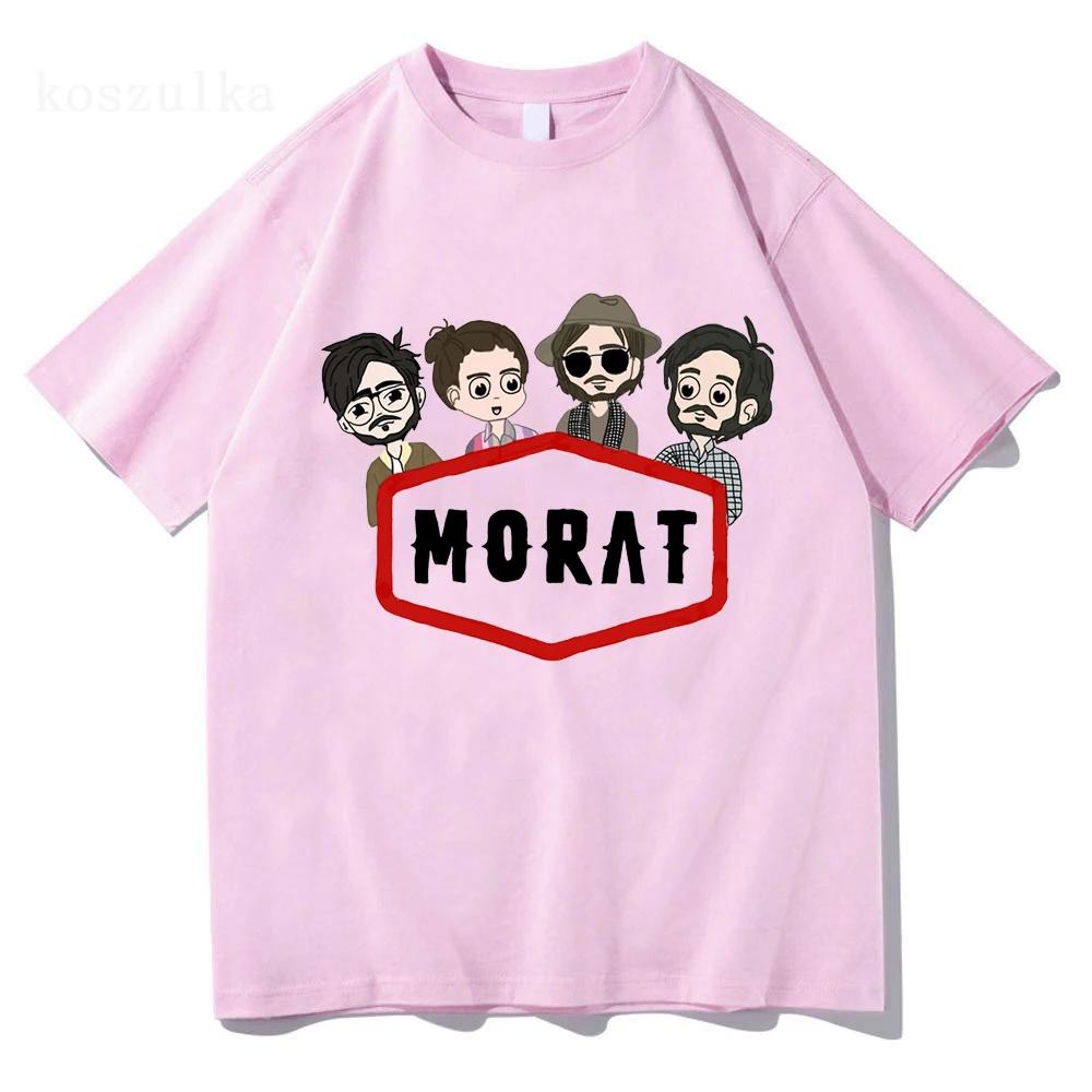 Morat Si Ayer Fuera Hoy US Tour T Shirt 2026 Men/women Harajuku Vintage Graphic Tshirt Classic Unisex High Quality Cotton Shirts