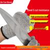 Level 5 Cut-Resistant HPPE Gloves for Gardening, Construction, and Glass Handling.