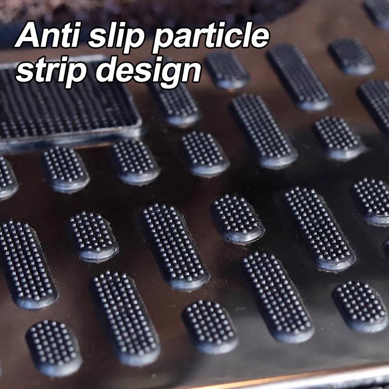 Stainless Steel Car Wear-resistant Thickened Pedal Universal Main Cab Non-slip Metal Repair Protection Foot Mat Car Accessories