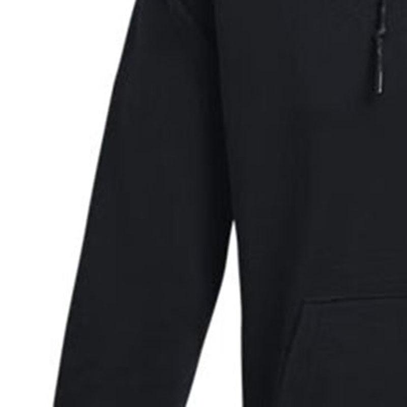 Under Armour Однотонная хлопковая трикотажная толстовка с капюшоном для тренировок, мужская толстовка, черная 1379684-001