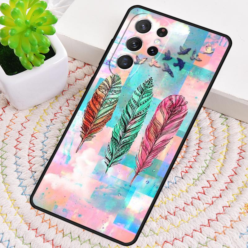 Чехол-перо для Samsung Galaxy note 10 pro S26 Ultra S23 S24 FE S25 S21 S22 PLUS противоударный