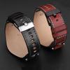 Ремешок из коровьей кожи Для часов Fossil JR1157 Ремешок 24 мм Мужской ремешок для часов Высококачественный кожаный браслет Ретро-стиль Черный Коричневый