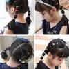 100Pcs Girls Hair Ties Set – Latex-Free Elastic Ponytail Holders, Colorful No-Crease Hair Bands for Kids & Teens, with Storage Box