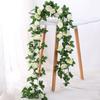 1 шт 2.2 м искусственный белый цветок поддельные подвесные искусственные виноградные растения листья искусственные гирлянды цветы свадебное украшение
