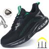 Air Cushion Work Sneakers Breathable Safety Shoes Men Women Work Shoes Steel Toe Work Boots Puncture-Proof Security Boots Unisex