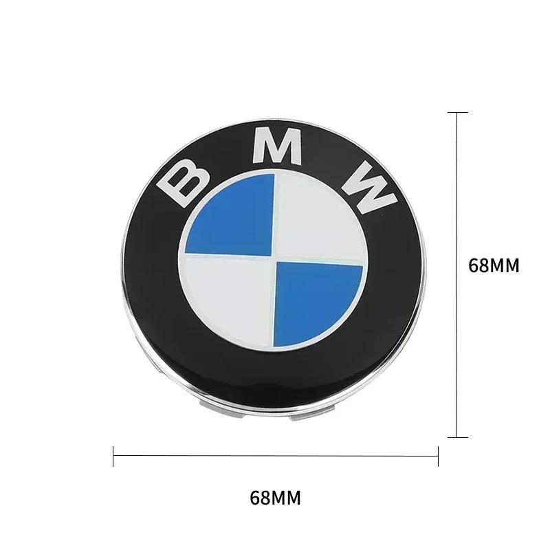 4 шт. 56/68 мм Наклейки на центральные колпачки колес автомобиля Стиль Для BMW M Performance E46 E60 E90 E91 E92 E93 F30 F20 M3 Аксессуары