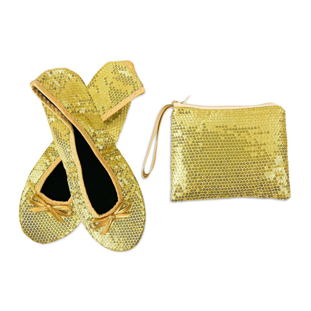 Maogu Foldable Shoes Portable Ballet Dancers Comfortable Ballroom Slip On Women Shoe Red Woman PU Ballerina Fitness Ballet Flats