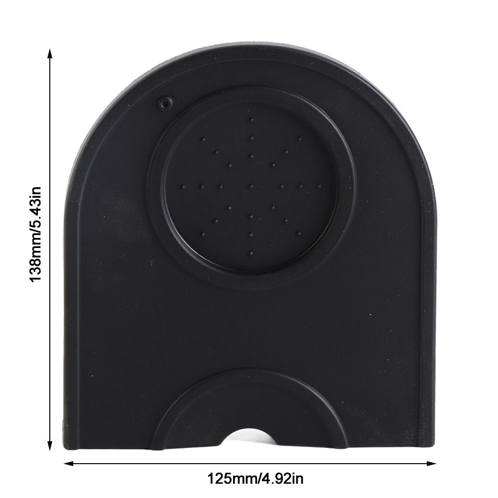 Corner Edge Espresso Tamping Mat Thicken Design Silicone Coffee Pad Countertop Use