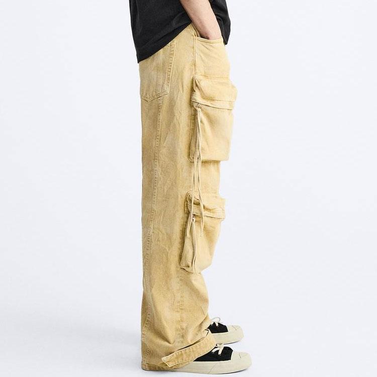 ZARA Casual Pants Men's Mustard 5575472-305