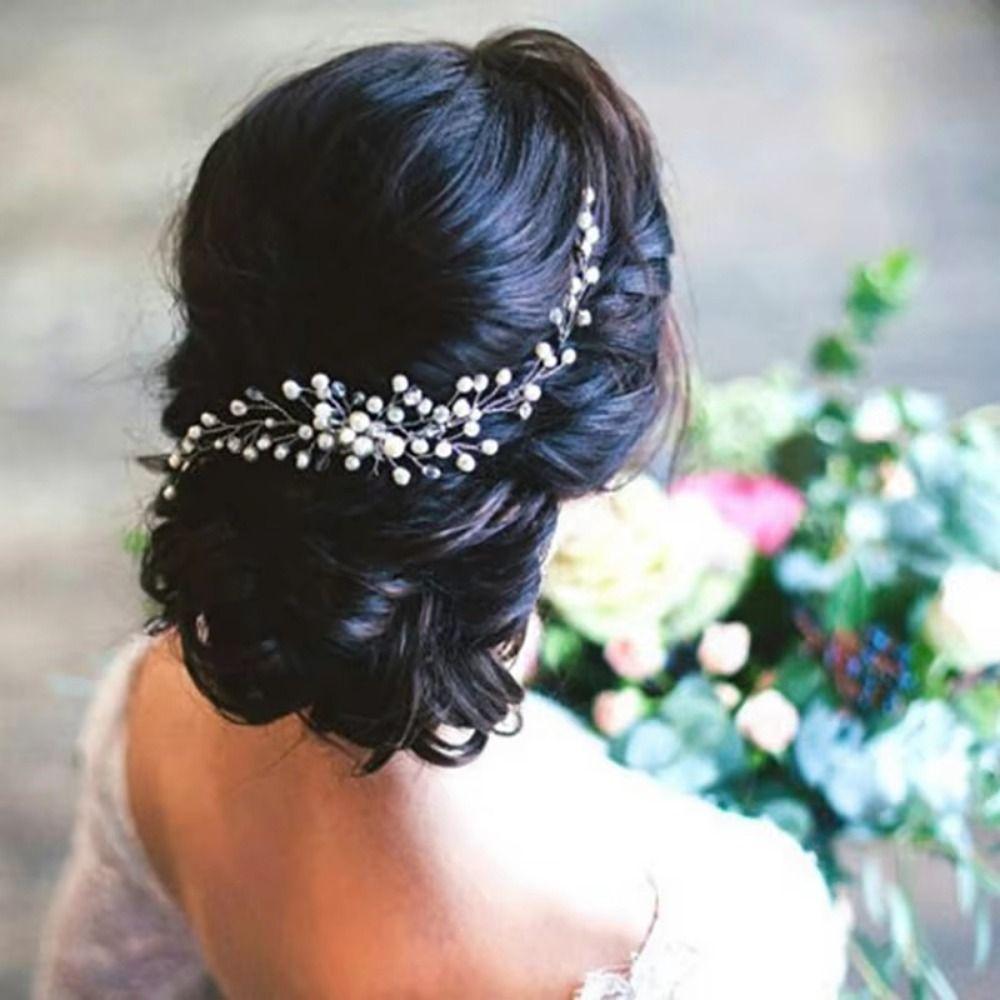 Fairy Wedding Headdress Elegant Flower BarrettesBridal Headwear Flower Barrettes  Hair Accessories