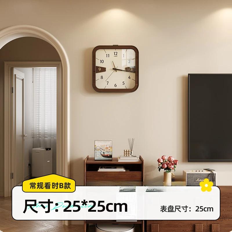 Домашний декор деревянная рамка стеклянное зеркало настенные часы новое украшение гостиной с бесшумными часами энергопотребление батарея