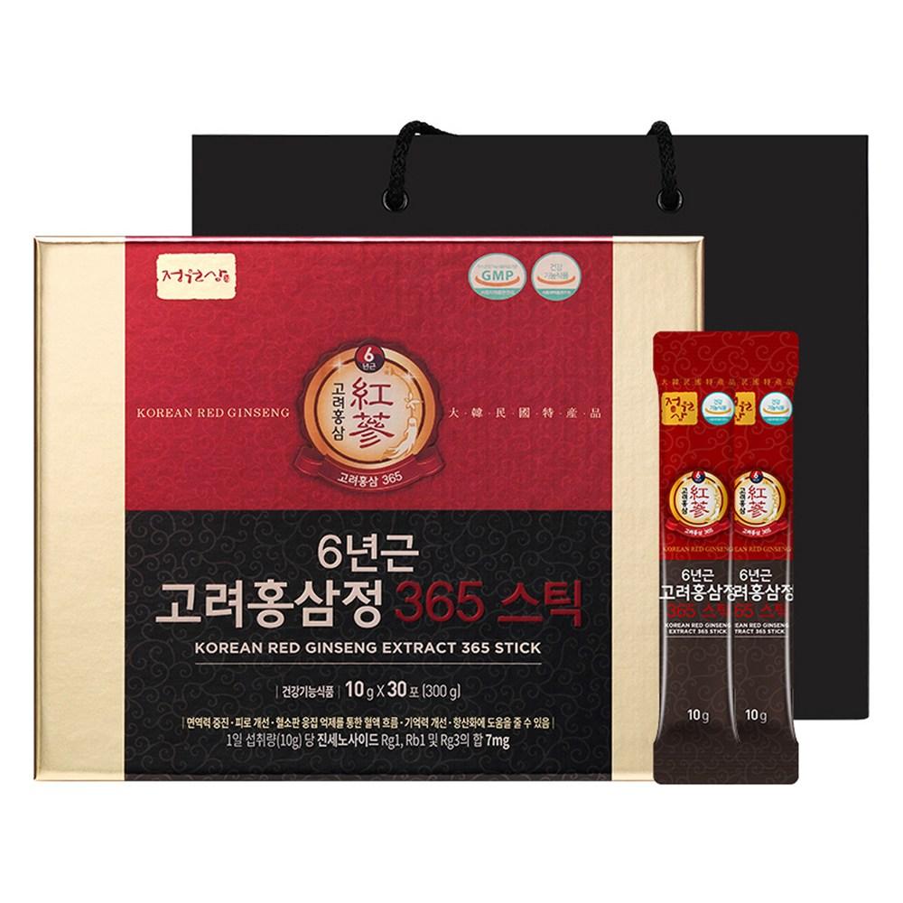 Jeongwonsam 6-Year-Old Korean Red Ginseng Extract 365 Stick Gift Set 10g 1 Set