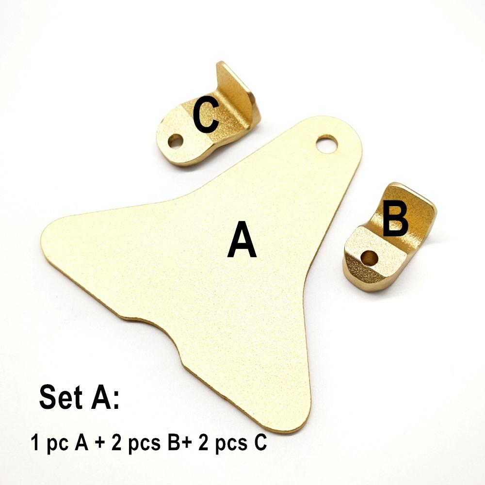 1 комплект зубных лотков, набор зубных передних зажимов, набор зажимов Lucia, набор слепочных лотков для стоматологической лаборатории для достижения центрального соотношения, алюминиевый сплав