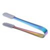 1pcs Stainless Steel Anti-skid Silicone Ice Clip Food Bread Clamp Food Grade Tongs Multipurpose Durable Clamp Sugar Cube Tongs