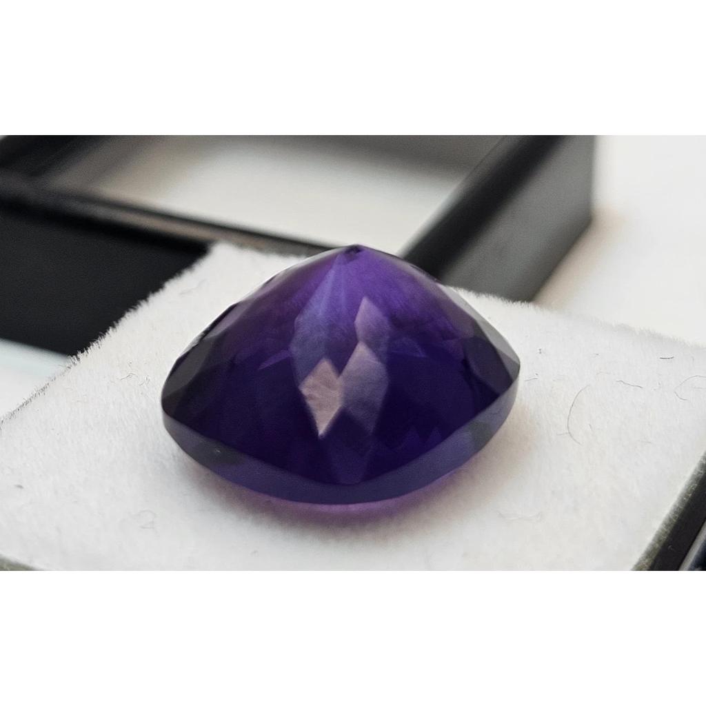 Natural Purple Amethyst Cushion Cut 8-9 Ct Stunning Loose Gemstone