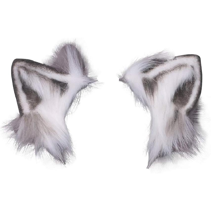 VIGVAN KYC Анимальные ушки Каваи Плюшевые Кошачьи ушки Заколка Головной убор Хэллоуин Косплей