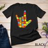 Футболка с надписью ASL Love Sign Language Autism Awareness Support