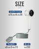 FIELDOOR Electric Portable Shower, USB Rechargeable, Portable, Water Flow Adjustable, Hot Water Compatible, with Holder, for Beach, Surfing, Marine Sp
