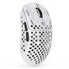 Игровая мышь MAMBASNAKE M2 Silver Wing из углеродного волокна – Беспроводная, 43 г, Сенсор PAW3395PRO, 1 мс, 1000 Гц, 5 кнопок (белый)