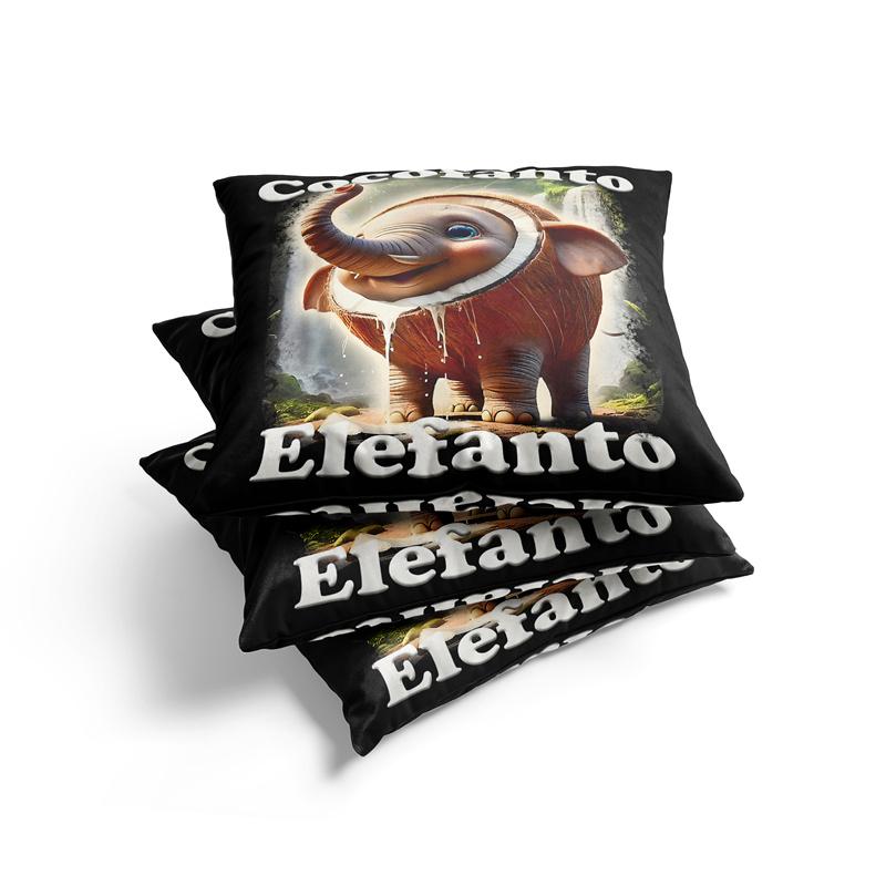 Aertemisi 18'' X 18'' Cocofanto Elefanto Square Throw Pillow Cushion Covers Cases Pillowcases For Sofa 45Cm X 45Cm