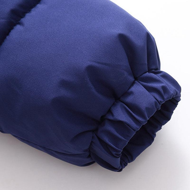 Зимняя теплая детская куртка с капюшоном на молнии, 1-10 лет