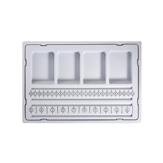 Bead Design Board DIY Jewelry Making Tray Flocked Bead Organizer Board for Necklace And Bracelet Beads Sorting And Stringing