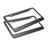 Stainless Universal License Plate Frame Steel Metal Car License Plate Frame Label Cover for All American Canada License Plates